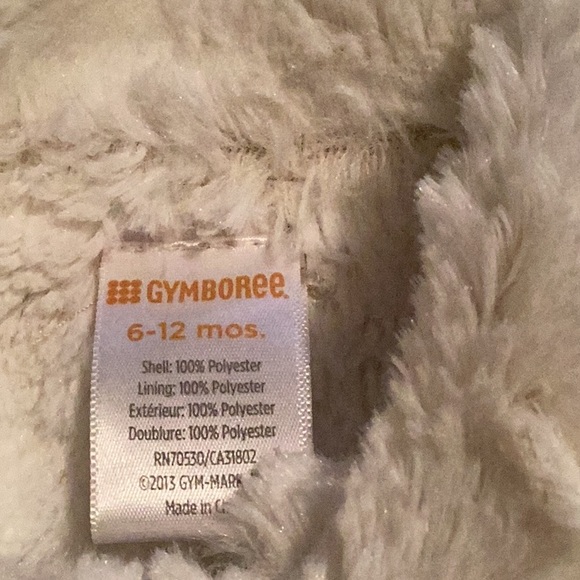 Gymboree baby girls faux suede shearling vest  Sz. 6-12 months - Picture 3 of 6